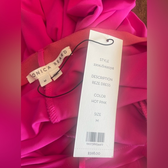 Veronica Beard Reze dress- Hot Pink - size M - Picture 15 of 15